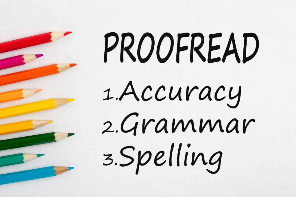 Spanish proofreading and editing services