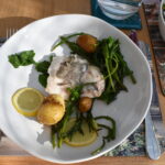 Cornish hake on bed of potatoes with samphire | How to live longer