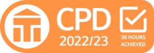 CPD achieved logo 2022-23 | Pili Rodriguez Deus